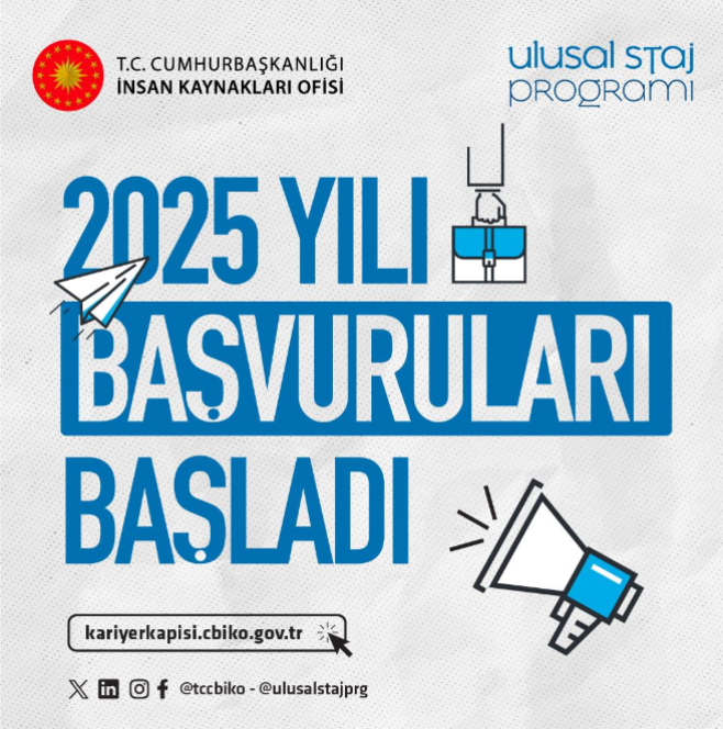 2025 Ulusal Staj Programı Başvuruları Başladı